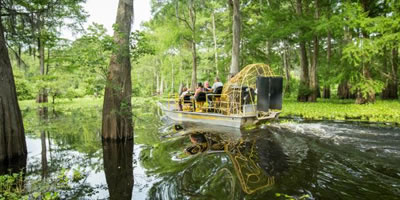 Louisiana swamp tours, air boat rides, eco-tours, kayak 