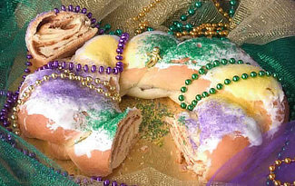 King Cake ... a Louisiana tradition during Mardi Gras