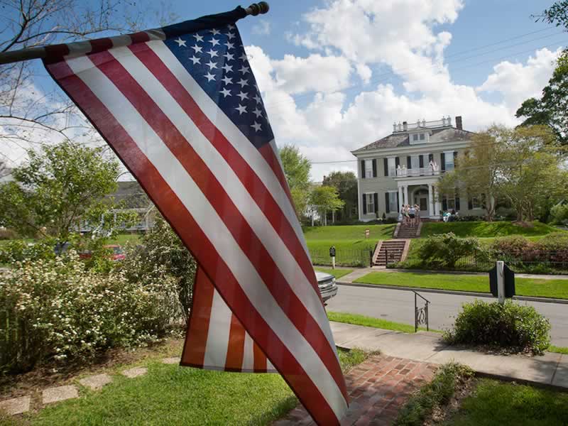 Classic southern home in St. Francisville, Louisiana