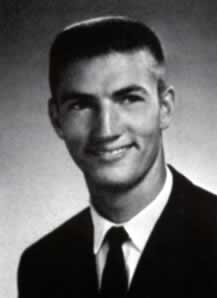 Photo of Phil Robertson in the 1967 Louisiana Tech "Lagniappe" yearbook