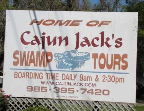 Cajun Jack's Swamp Tours, Patterson, Louisiana