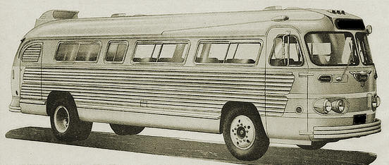 Bus from The Flxible Company of Ohio, circa 1950s