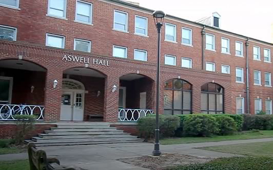 Aswell Hall, women's residence dorm, Louisiana Tech