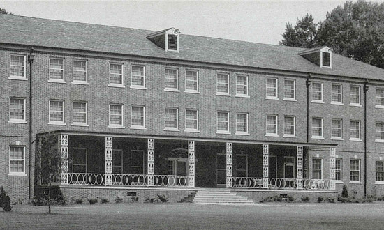 Aswell Hall, women's residence dorm, Louisiana Tech, circa 1940s