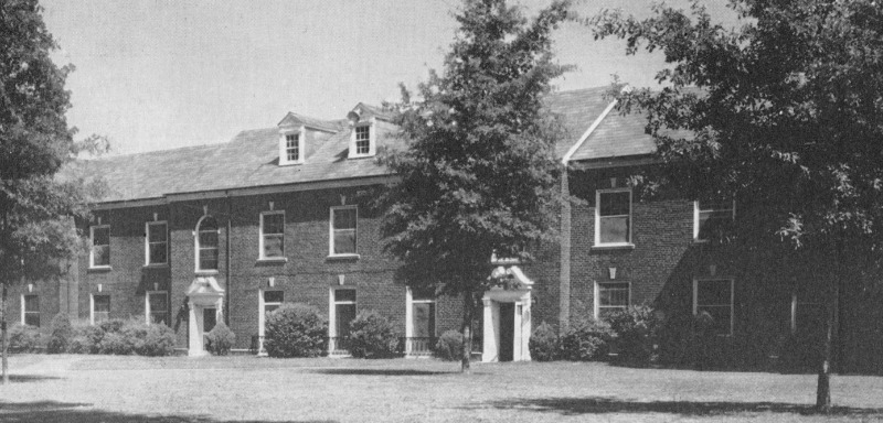 Thatcher Hall at Louisiana Polytechnic Institute, Ruston, Louisiana, circa 1948