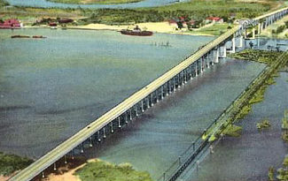 Calcasieu River Bridge in Lake Charles, Louisiana