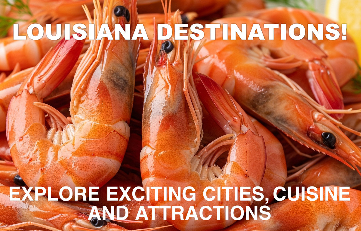 Louisiana Destinations ... Travel Across the Bayou State