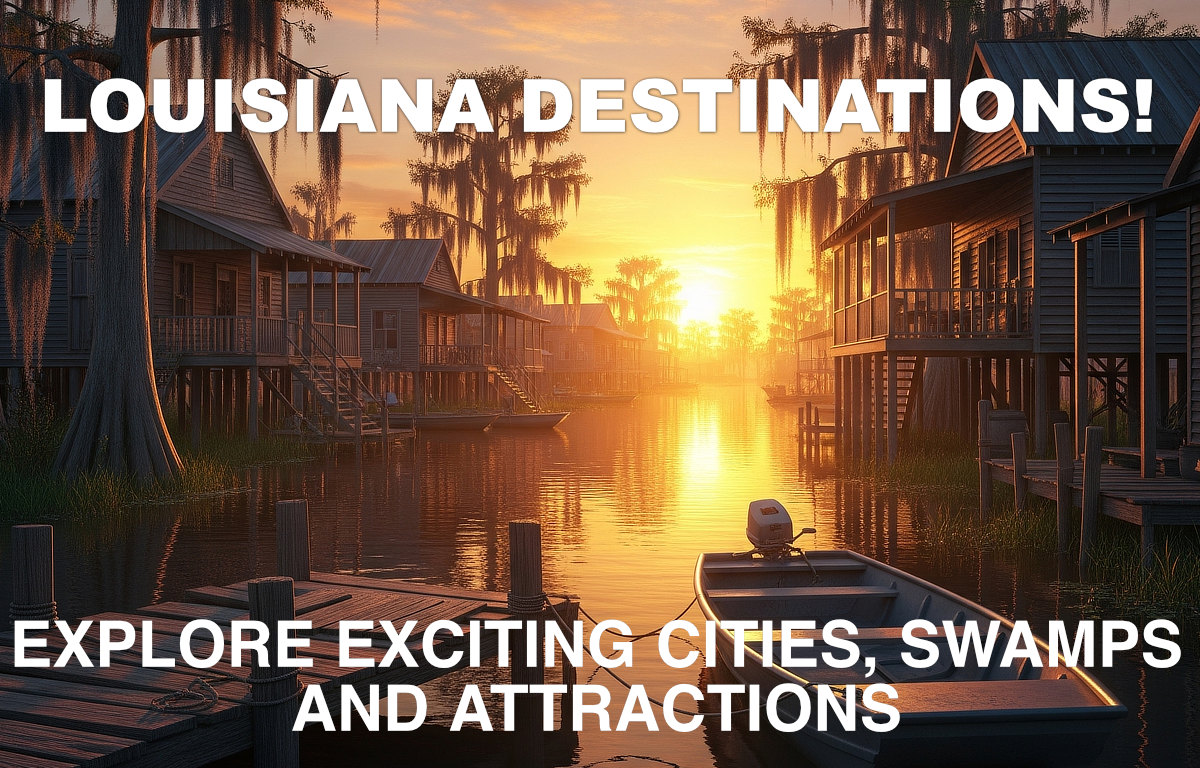 Louisiana Destinations ... Travel Across the Bayou State