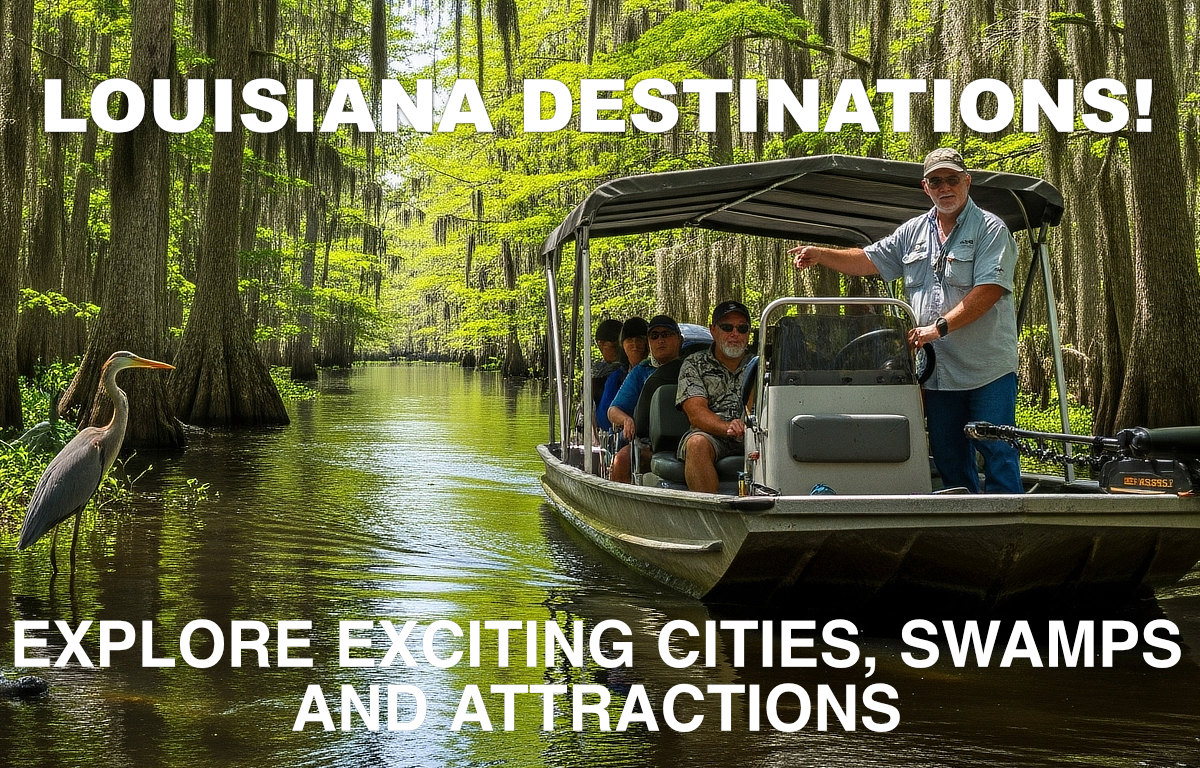 Louisiana Destinations ... Travel Across the Bayou State